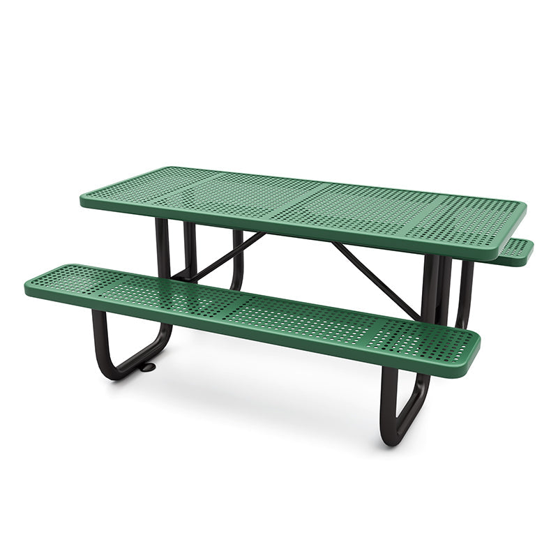 Wisdom 6 Foot Expanded Steel Picnic Table SKU QSSAP-21001-110