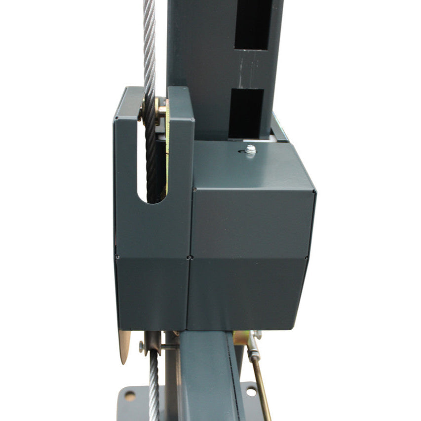 Stratus Compact Enclosed 4 Post 9k lbs Storage Parking Car Lift w/casters SKU SAE-P49C