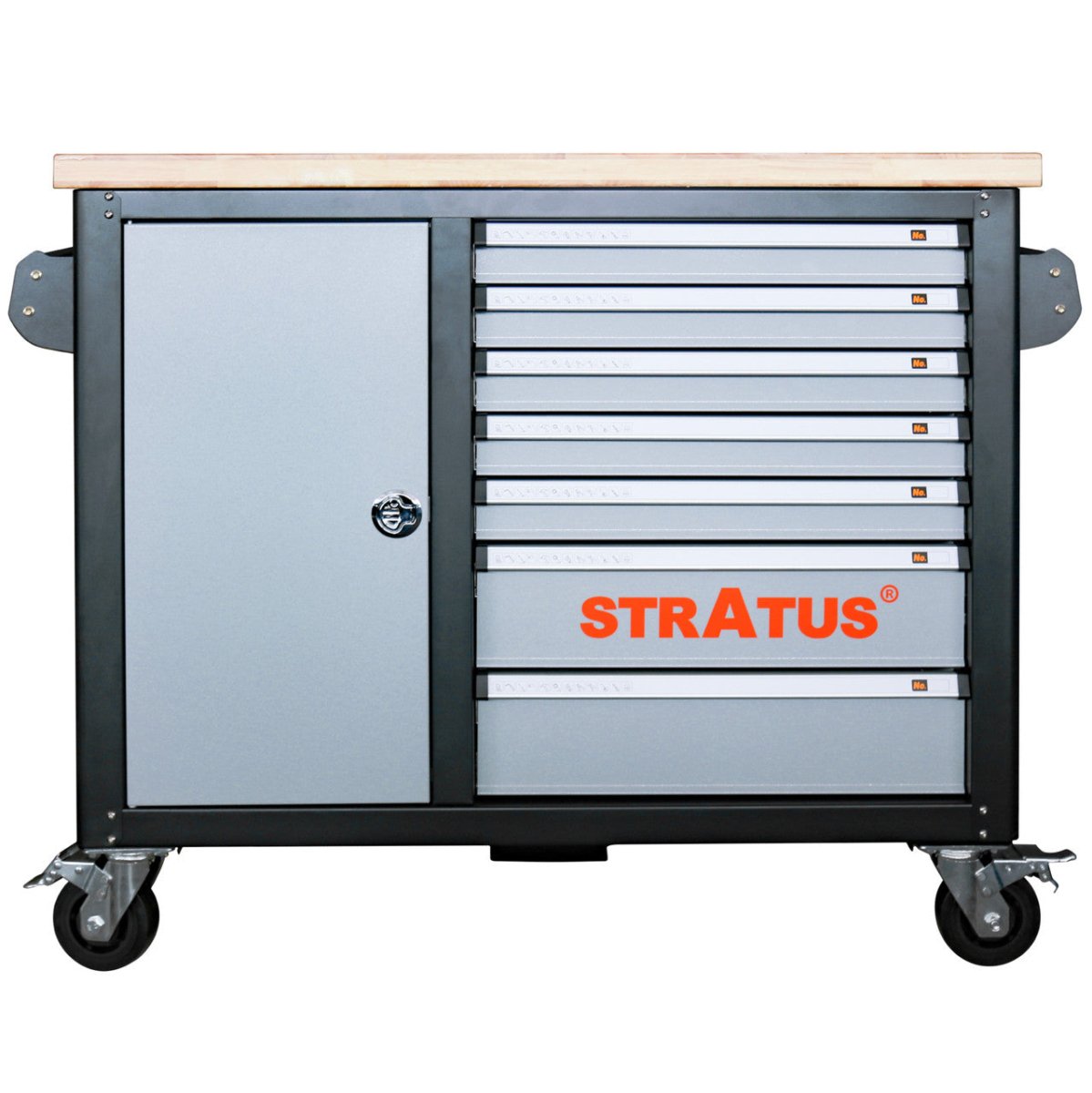 Stratus Heavy Duty Mobile 46 in W 14-Drawer Tool Chest Workbench SKU SAE-TL1446