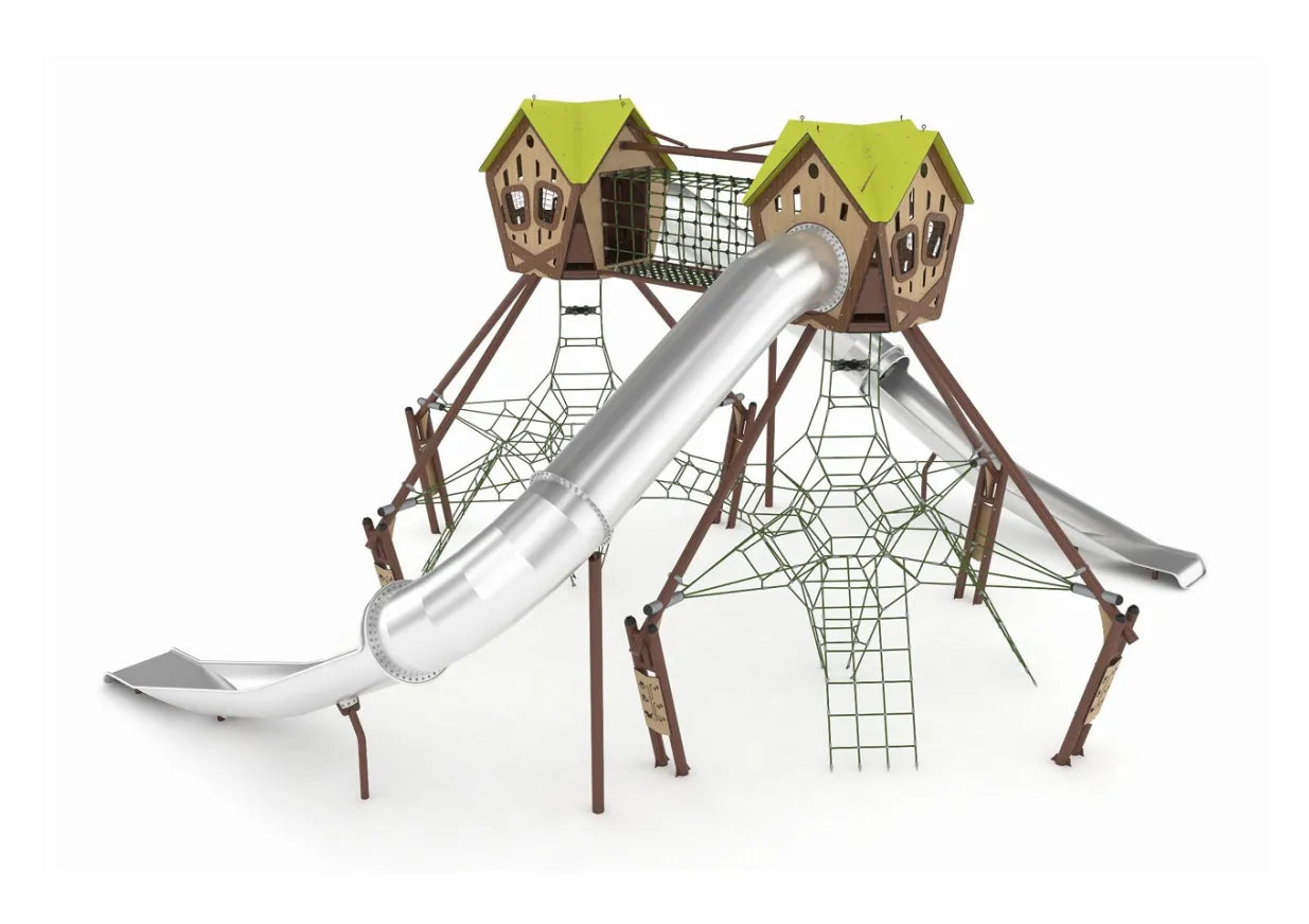 Playground Equipment Climber's Cottage Playground SKU PSG011