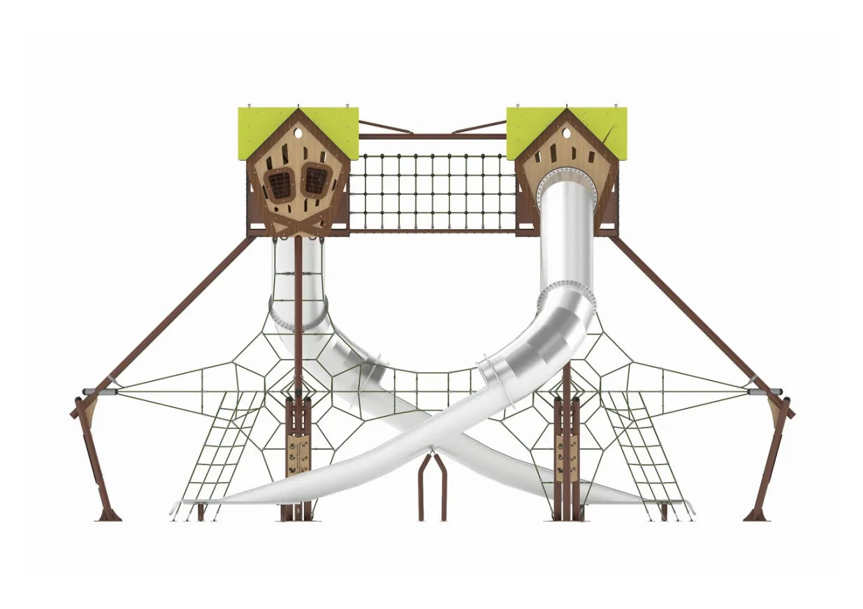 Playground Equipment Climber's Cottage Playground SKU PSG011