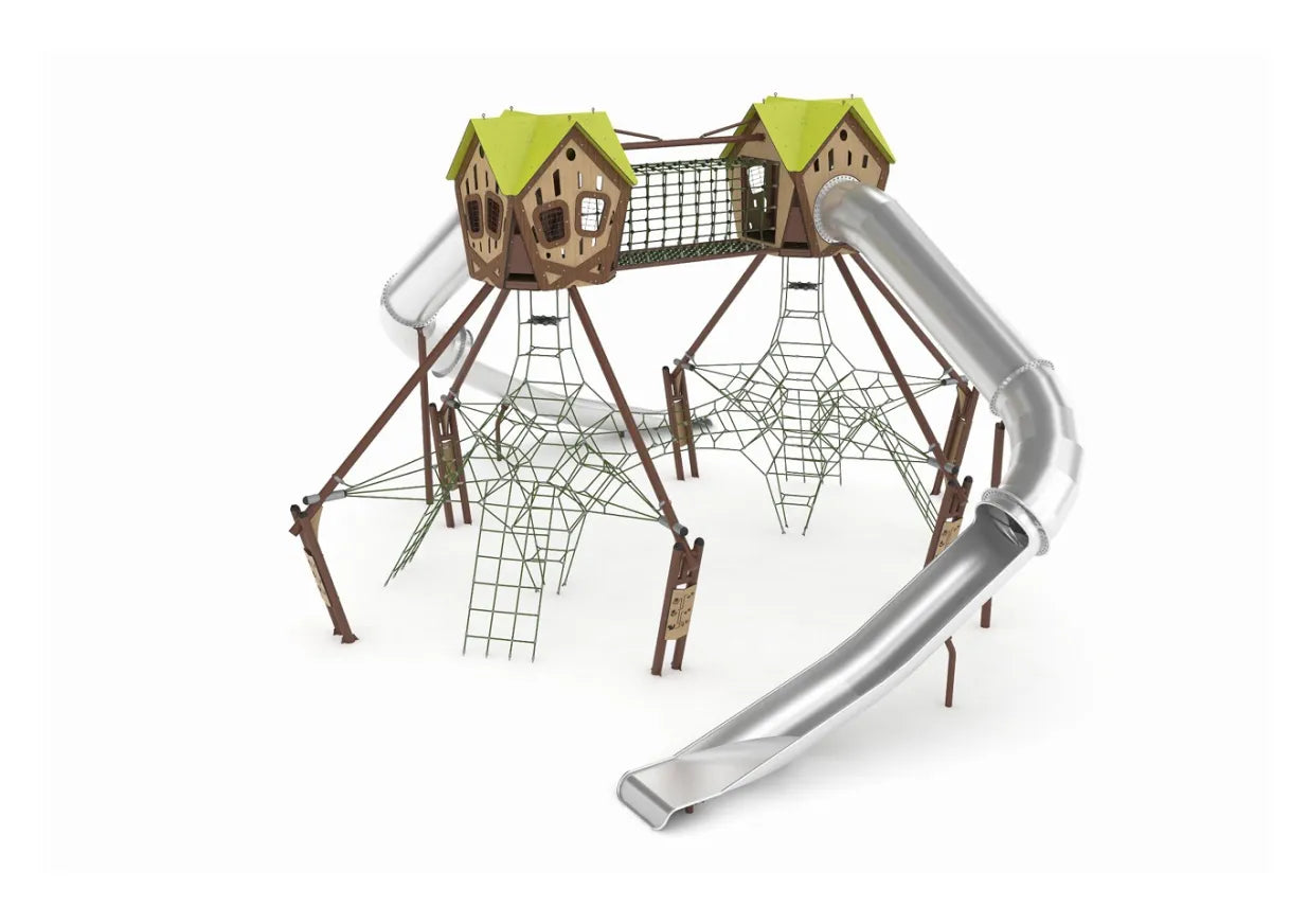 Playground Equipment Climber's Cottage Playground SKU PSG011