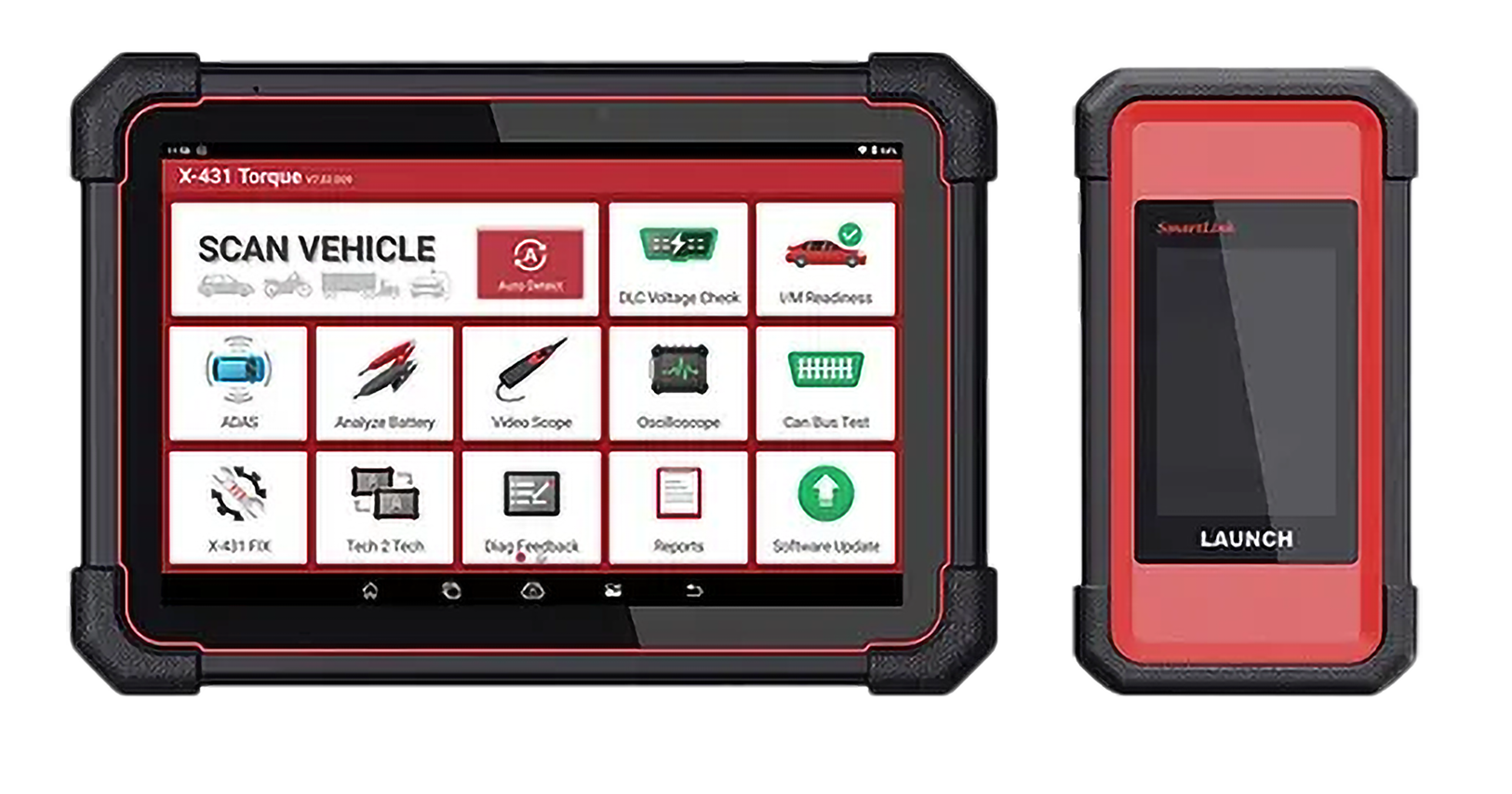 Launch Tech USA X431 Torque Link w/ X431 Fix w/ 2 channel Scopebox SKU 301181048