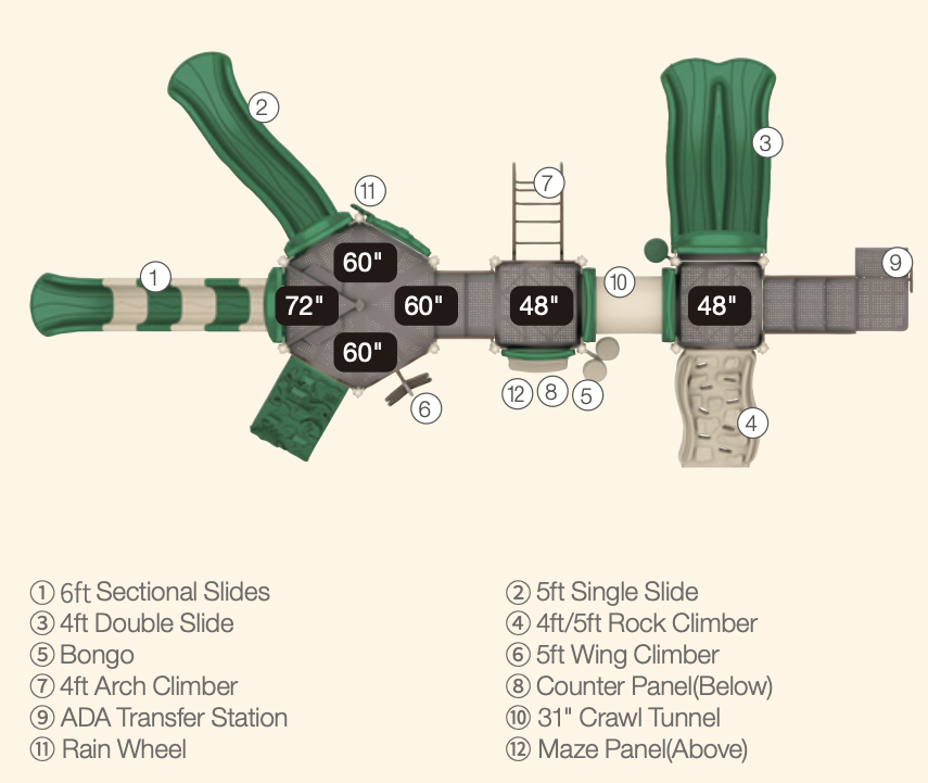 Wisdom Harpers Place Playground SKU QSWP-350019
