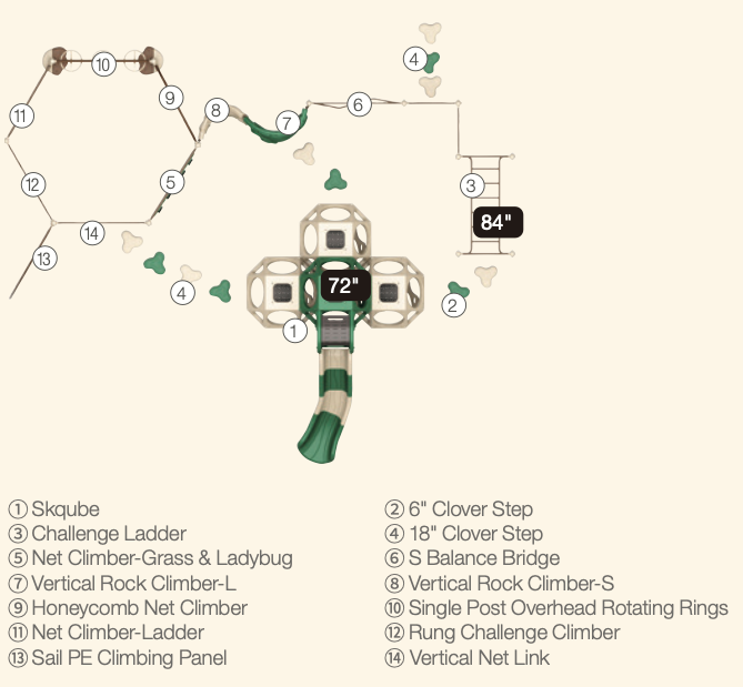 Wisdom Trail Blazer Playground SKU QSFS-CL0017