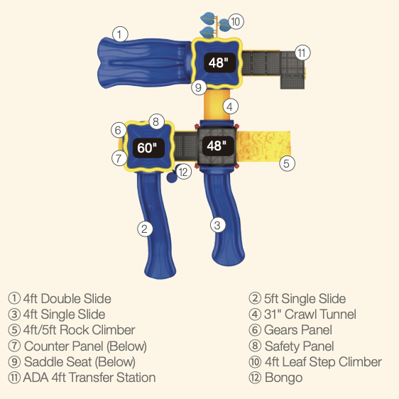 Wisdom Timber Tracks Playground SKU QSWP-350006