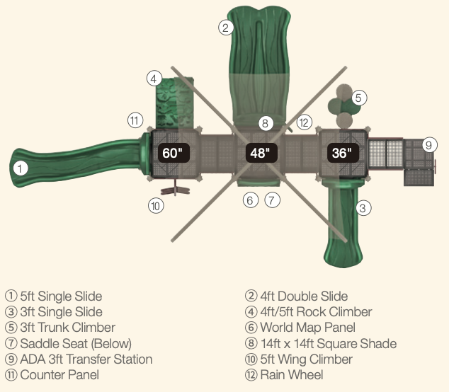 Wisdom Shady Pines Playground SKU QSWP-350005