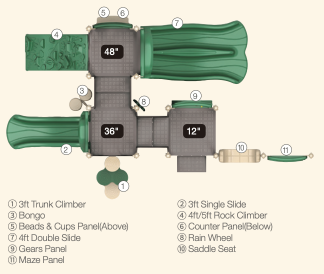 Wisdom Jurassic Playground SKU QSWP-350040