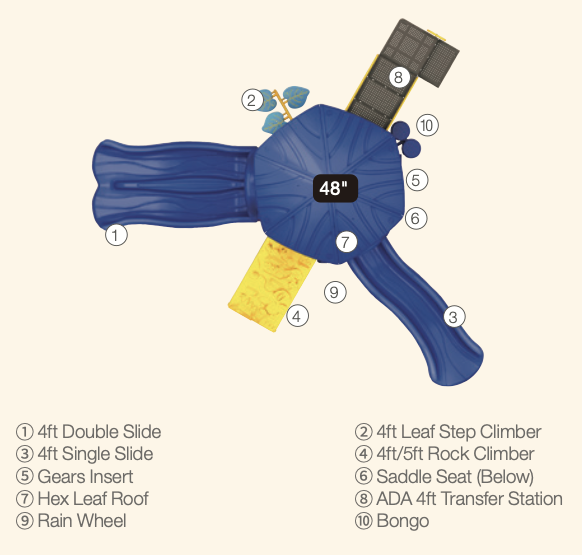 Wisdom Bugaloo Playground SKU QSWP-350008