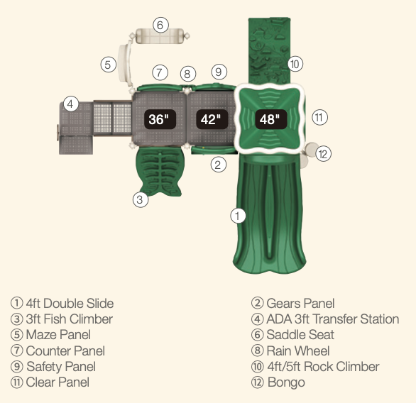 Wisdom Davis Gray Playground SKU QSWP-350044