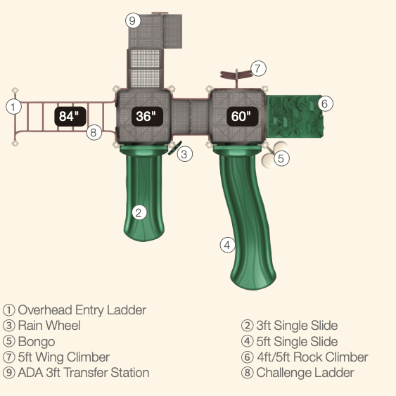 Wisdom Jungle Play Playground SKU QSWP-350026