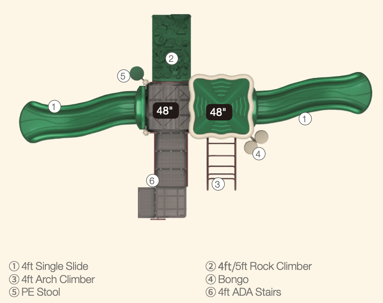 Wisdom Northern Place Playground SKU QSWP-350016