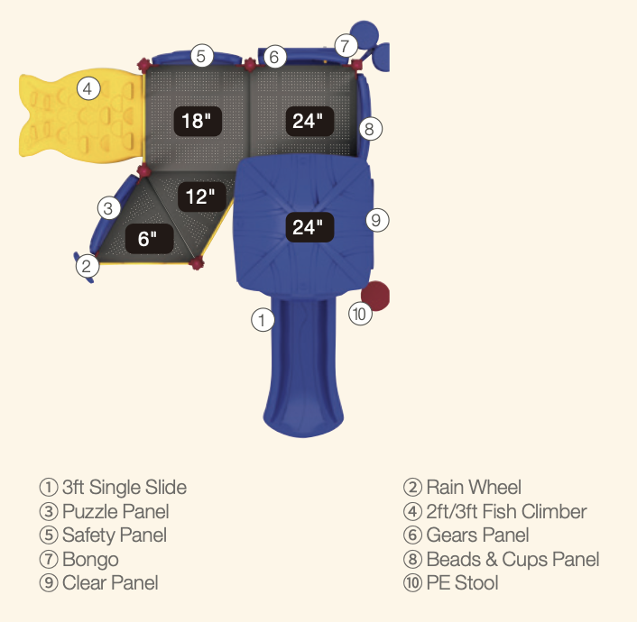 Wisdom Aster Playground SKU QSWP-350050