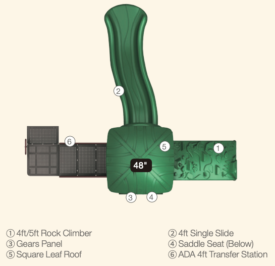 Wisdom Monkey Playground SKU QSWP-350001