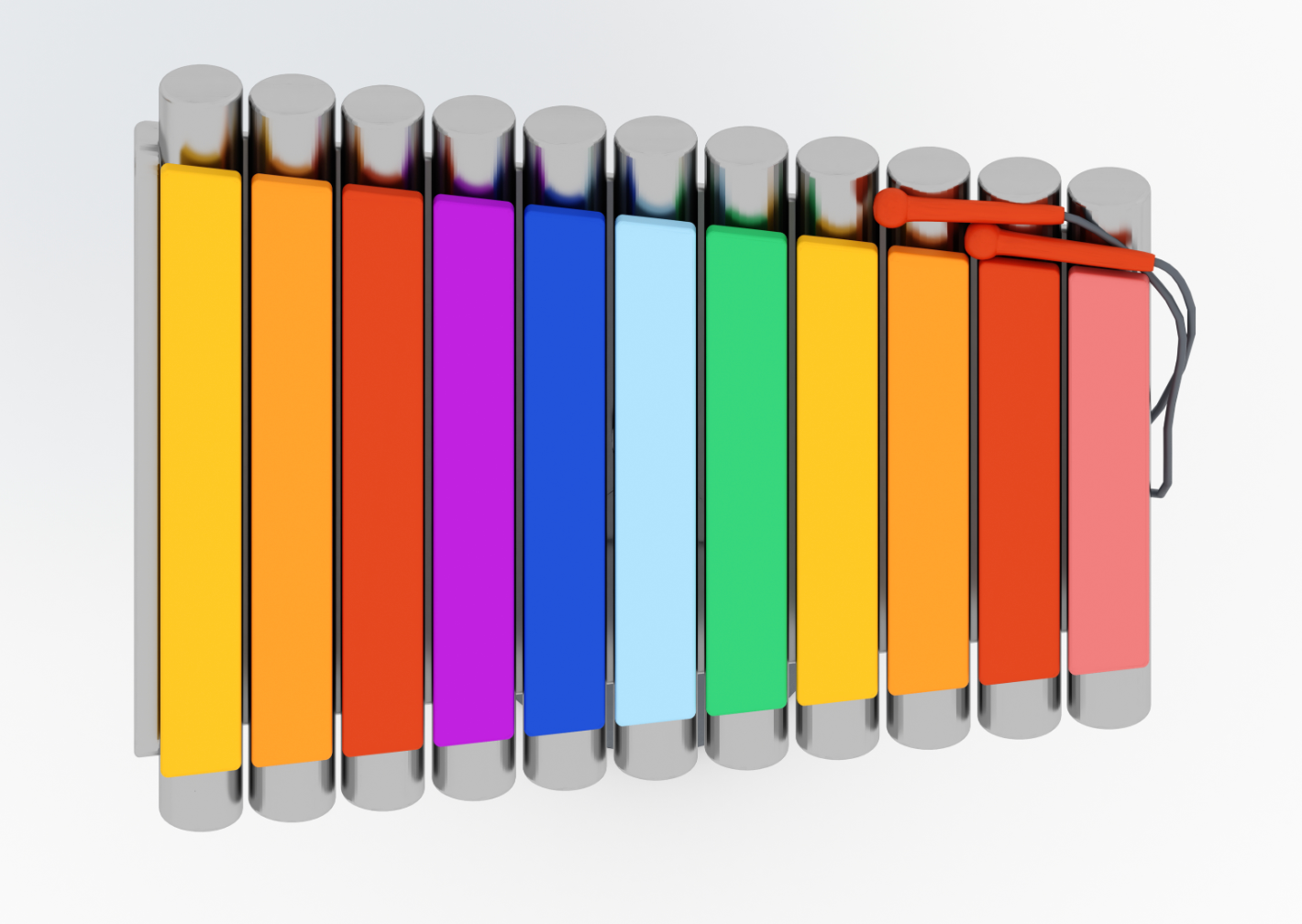 Wisdom Rainbow Xylophone SKU QS72-22003