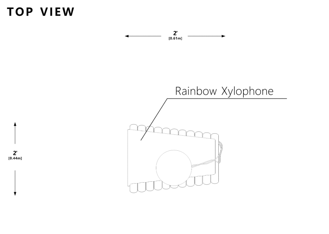 Wisdom Rainbow Xylophone SKU QS72-22003