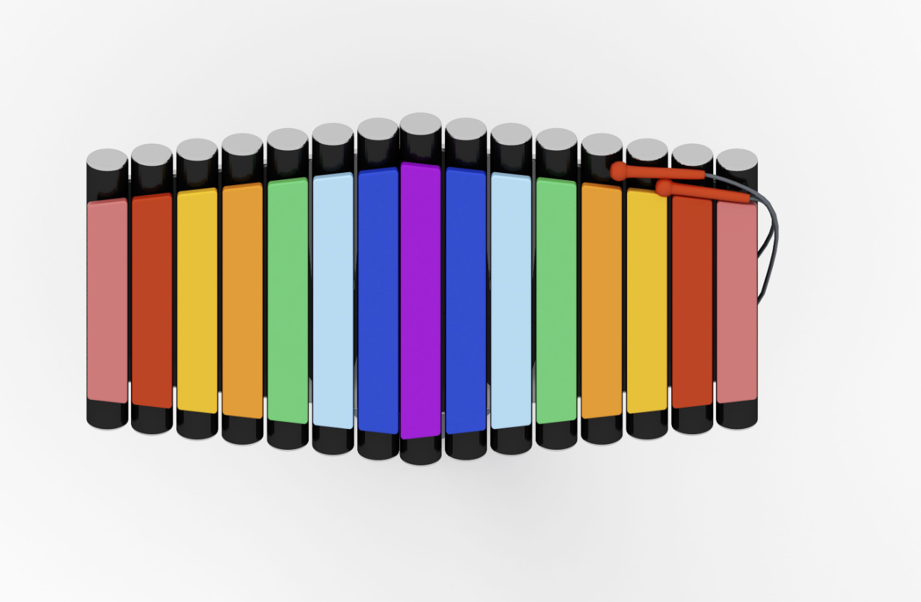 Wisdom Split Rainbow Xylophone SKU QS72-22002