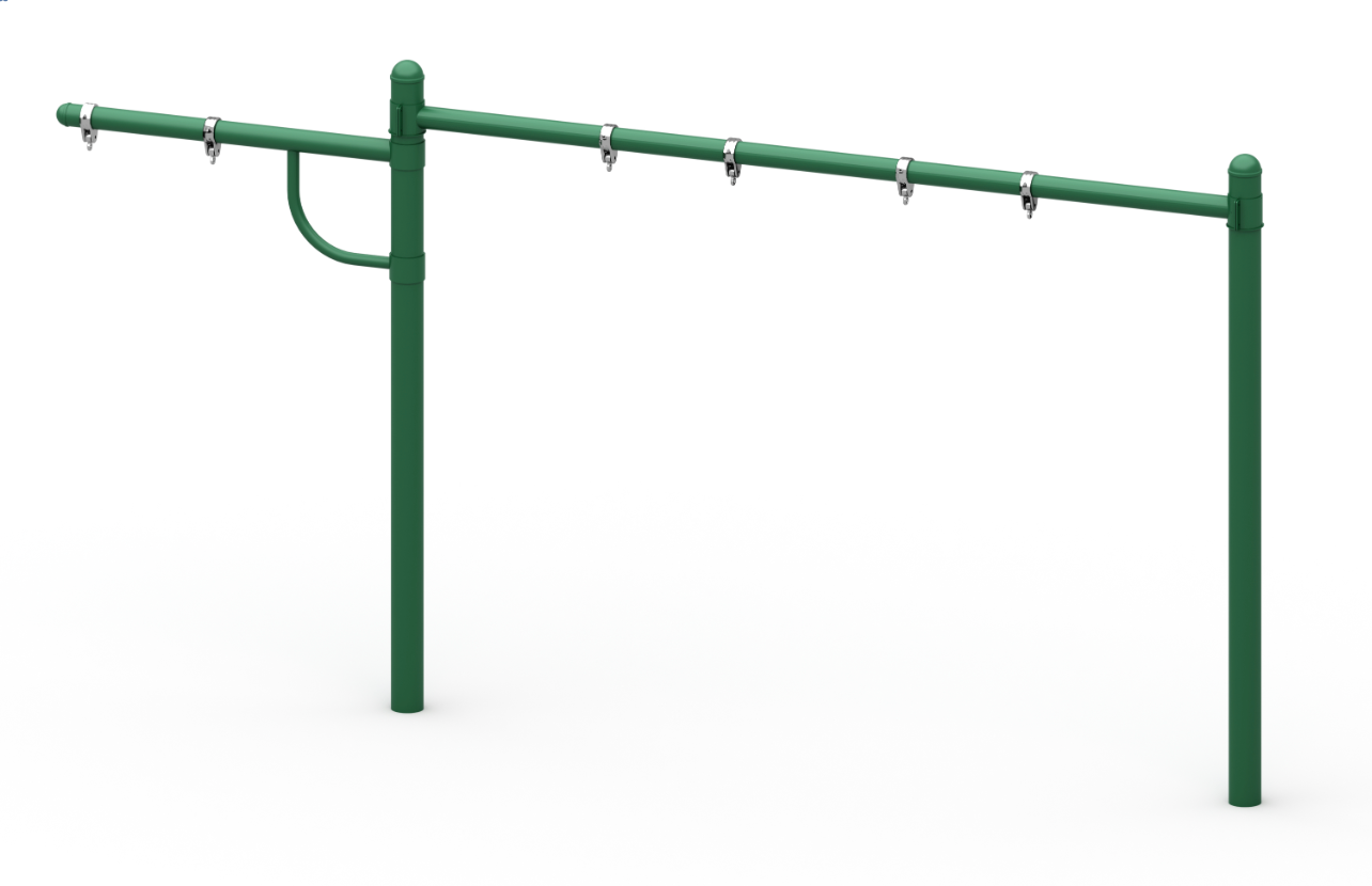 Wisdom Single Post Swing W/Tot Arm SKU QSSPS-0801-1A