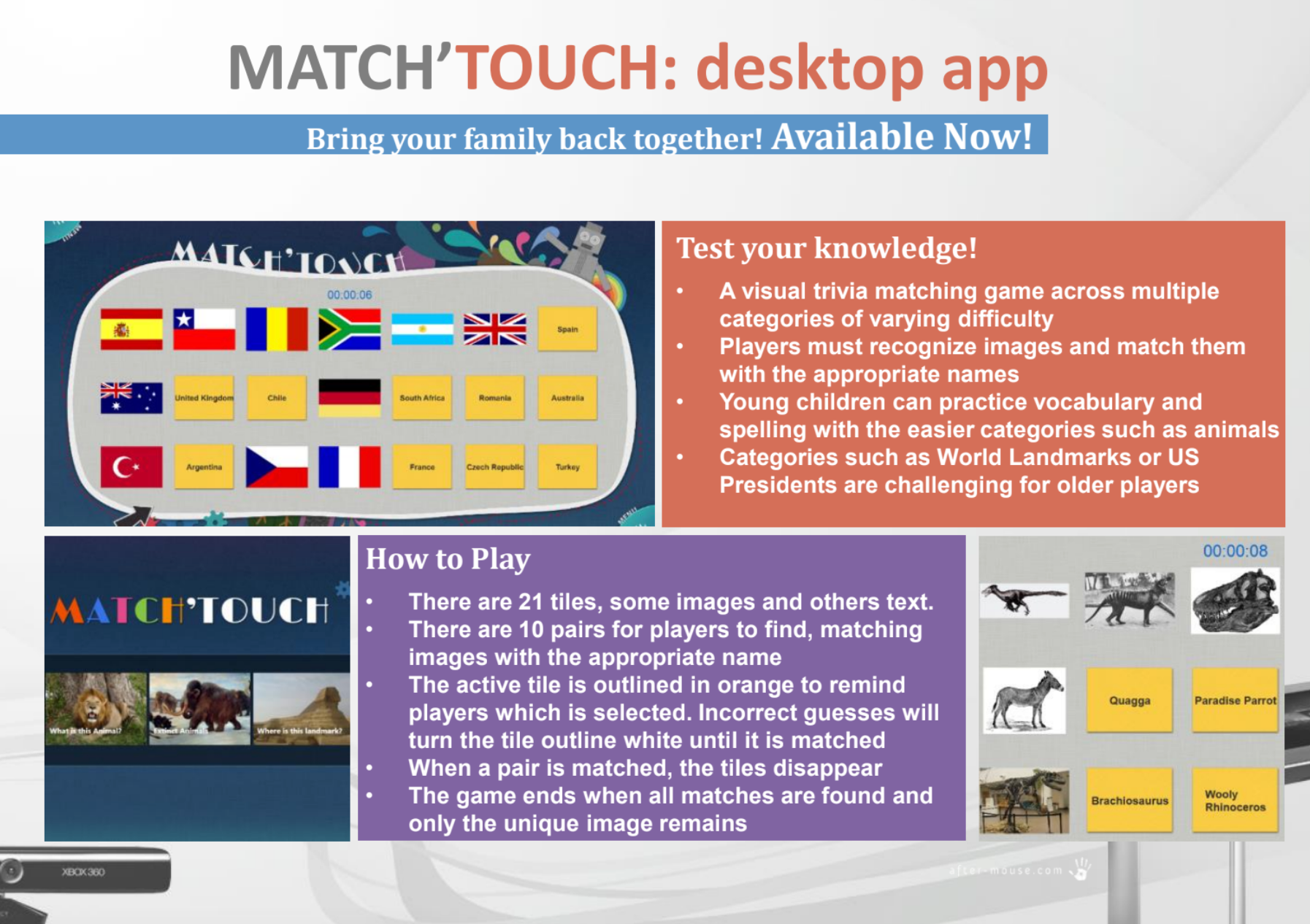 After Mouse Interactive Play Touch Table SKU AMPlay