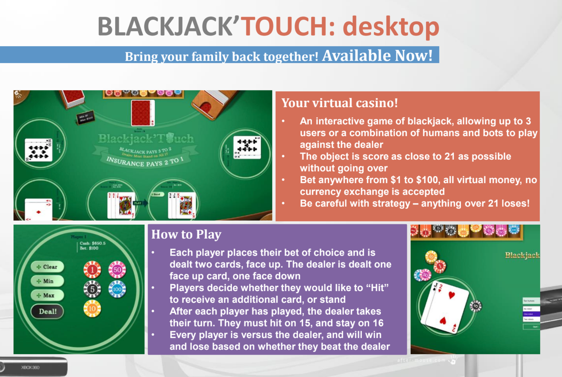 After Mouse Interactive Play Touch Table SKU AMPlay