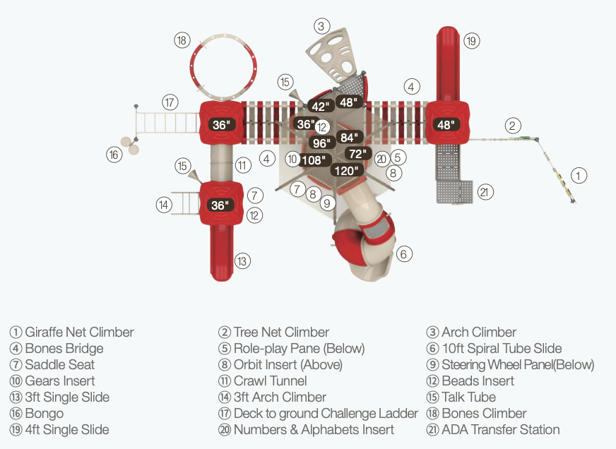World Klass Play Karoo Lookout Playground SKU WKP35-0028