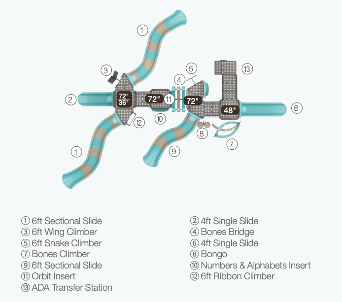 World Klass Play West Bay Playground SKU WKP35-0026