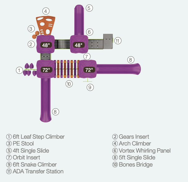 World Klass Play Fast Tracker Playground SKU WKP35-0002