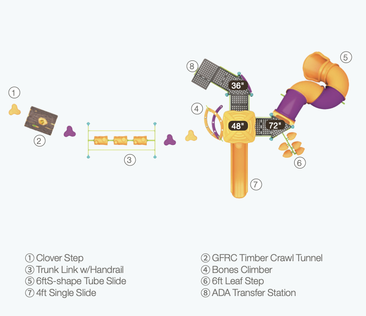 World Klass Play East Bank River Playground SKU WKP35-0029