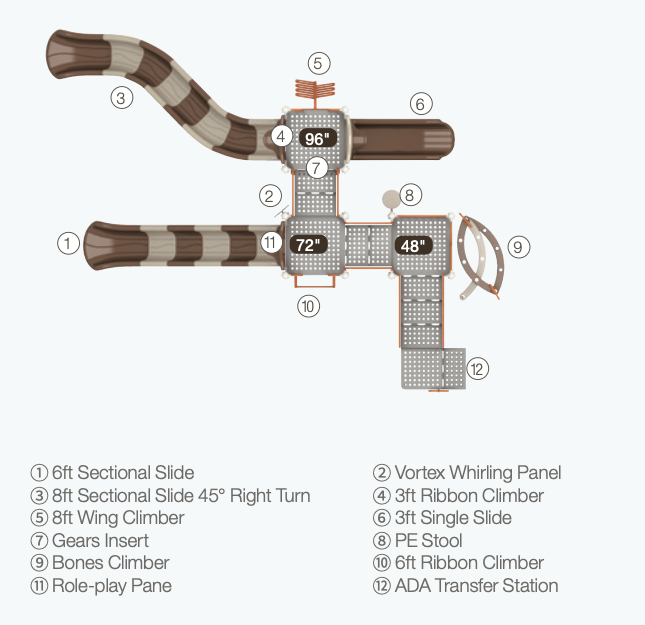 World Klass Play San Pedro Playground SKU WKP35-0031