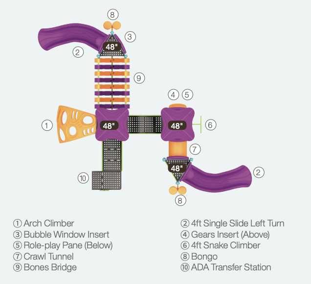World Klass Play Twisted Vines Playground SKU WKP35-0013