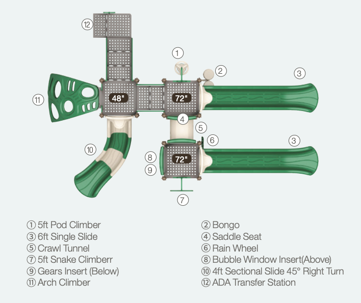 World Klass Play Ridge Racer Playground SKU WKP35-0012