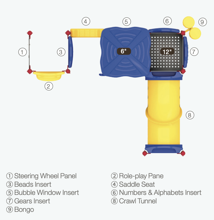 World Klass Play Ranger'S Crawl Playground SKU WKP35-0014