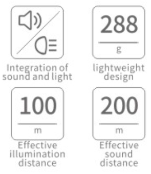 CZI LP12 Searchlight and Broadcasting System, for DJI M30 Series SKU CZI-LP12