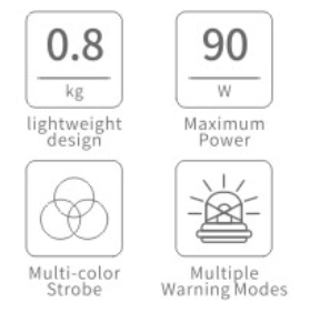 CZI Multi-color Strobe Light, for DJI Matrice 350/300 SKU SL60