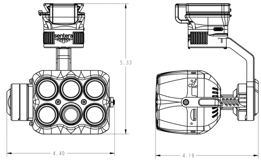 Inspired Flight Sentera 6X - IF800 Payload SKU 103209