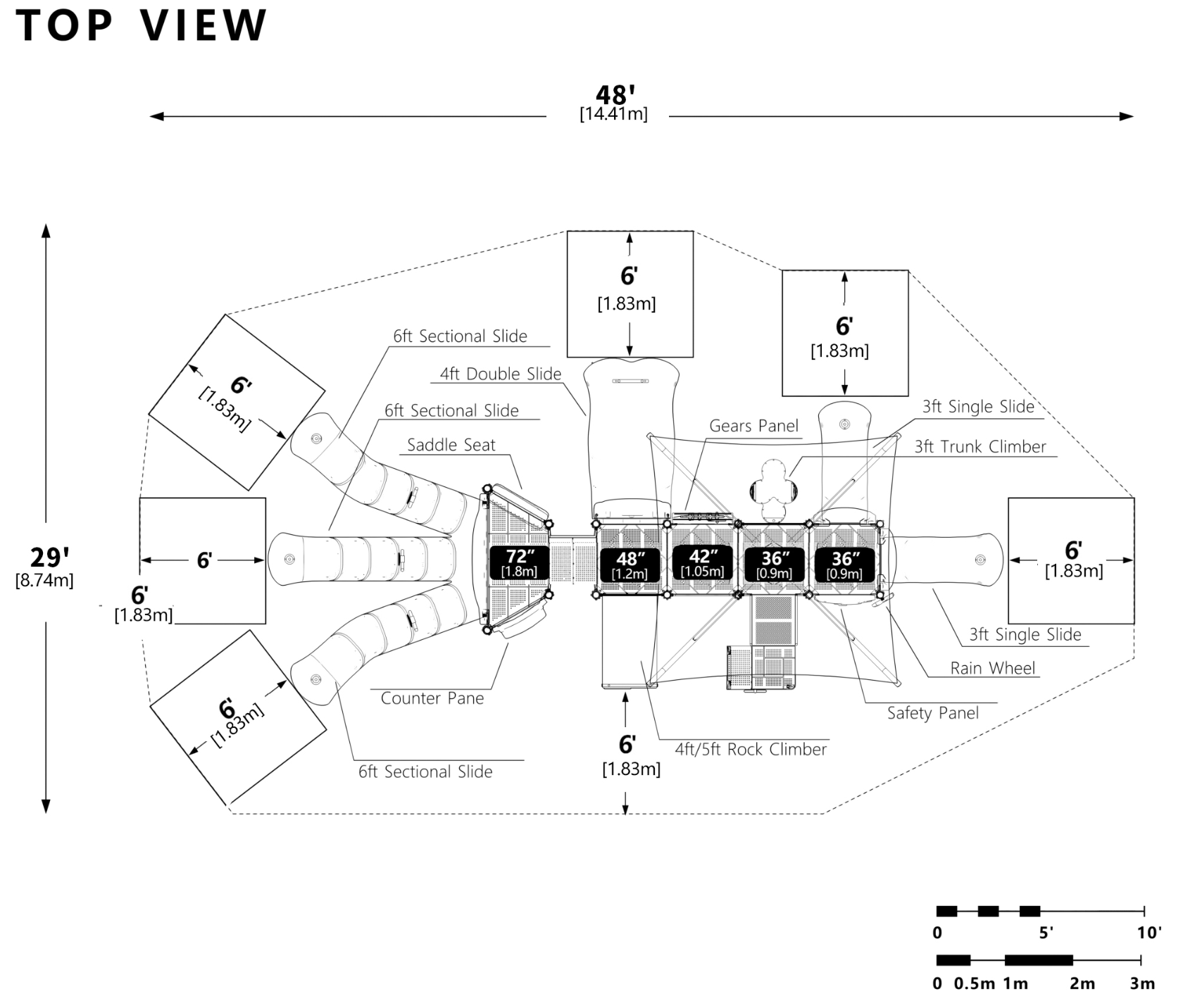 Wisdom Falcon Ridge Playground SKU QSWP-350014