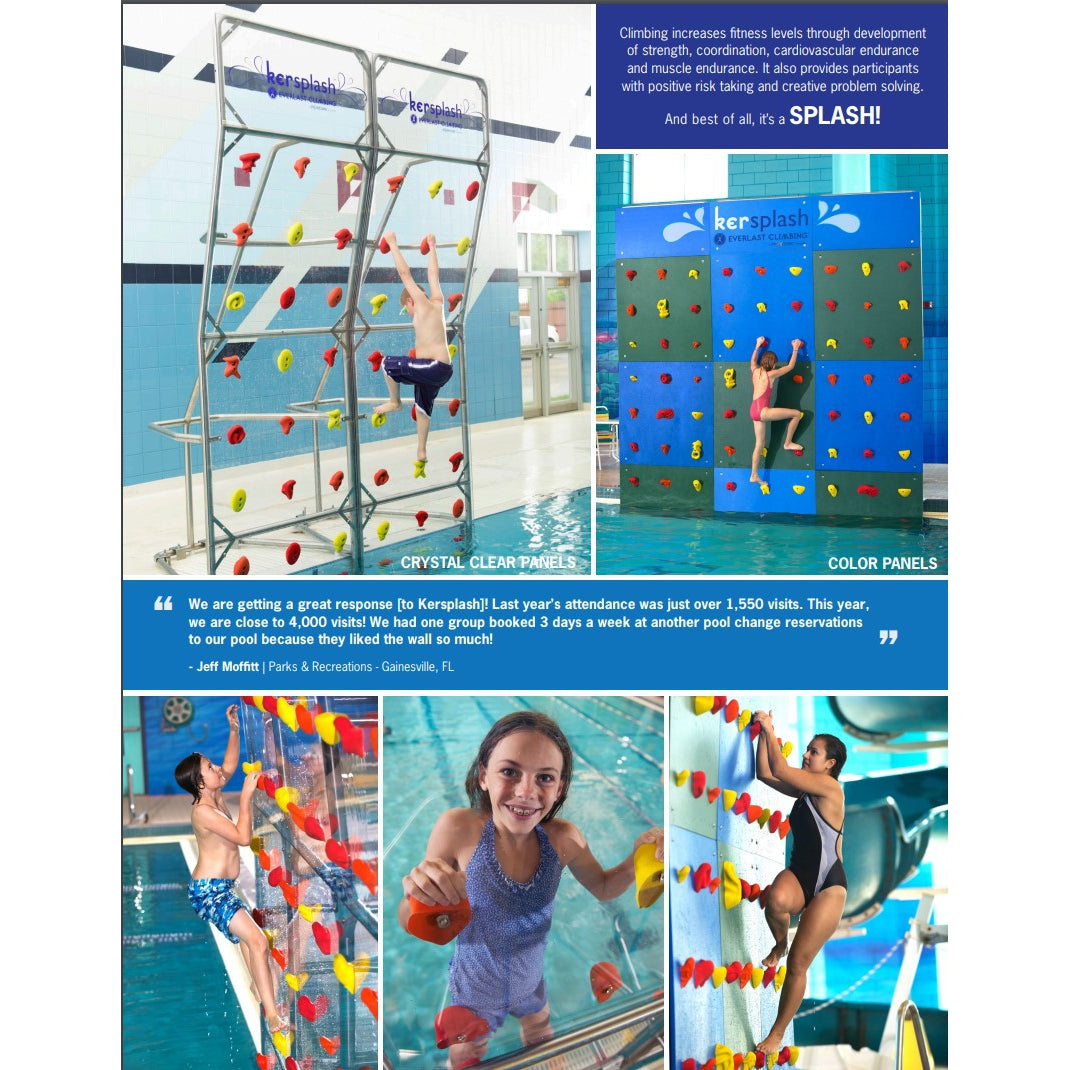 Spectrum Aquatics KerSplash Pool Climbing Wall SKU 2210999-A