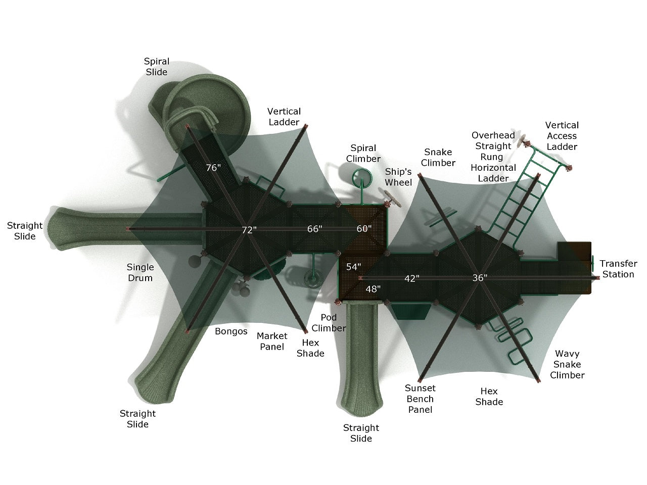 Playground Equipment Shady Sands PKP310