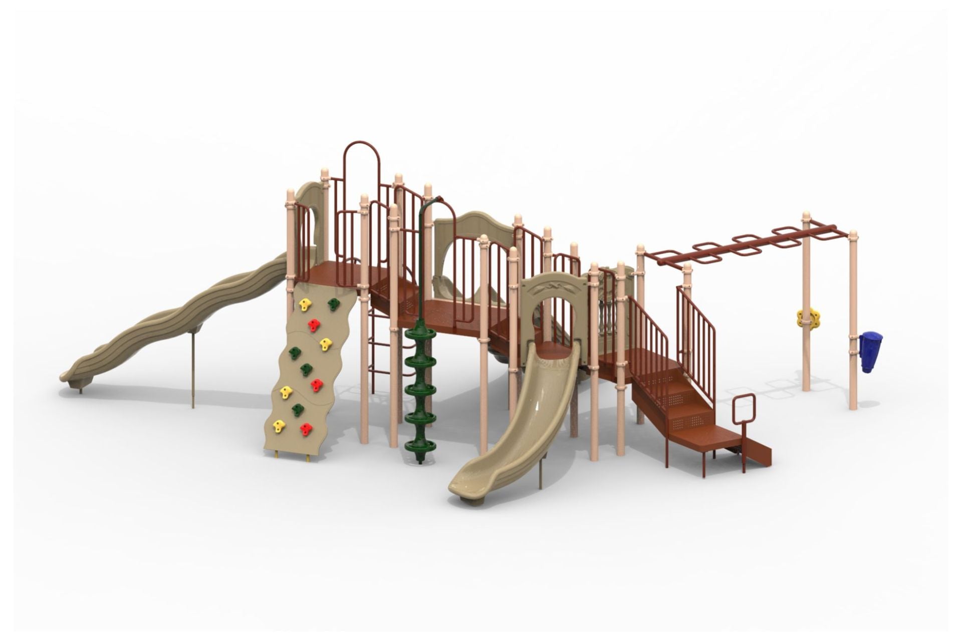 UltraPlay Slide Mountain Playground SKU UPLAY-043