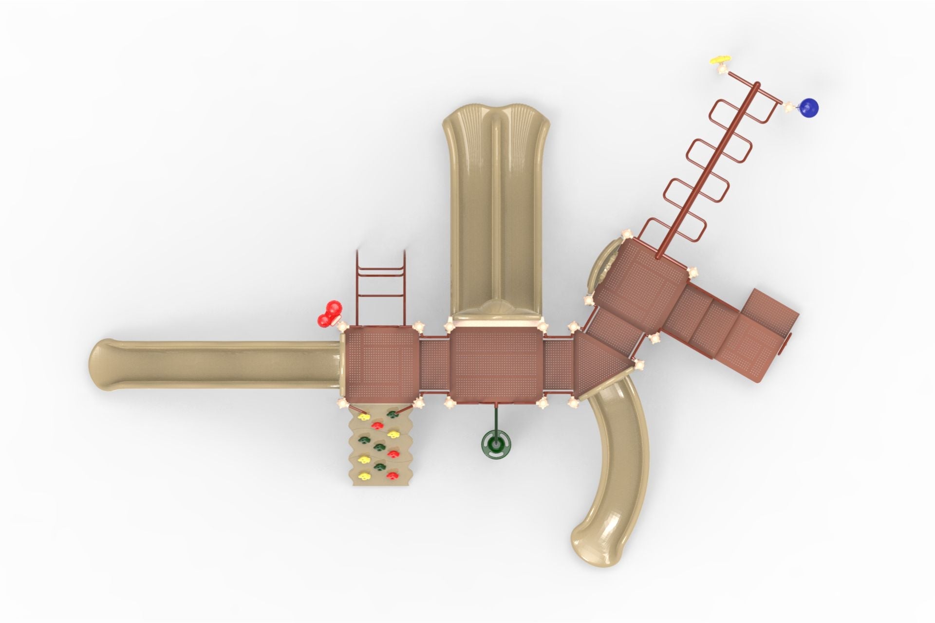 UltraPlay Slide Mountain Playground SKU UPLAY-043