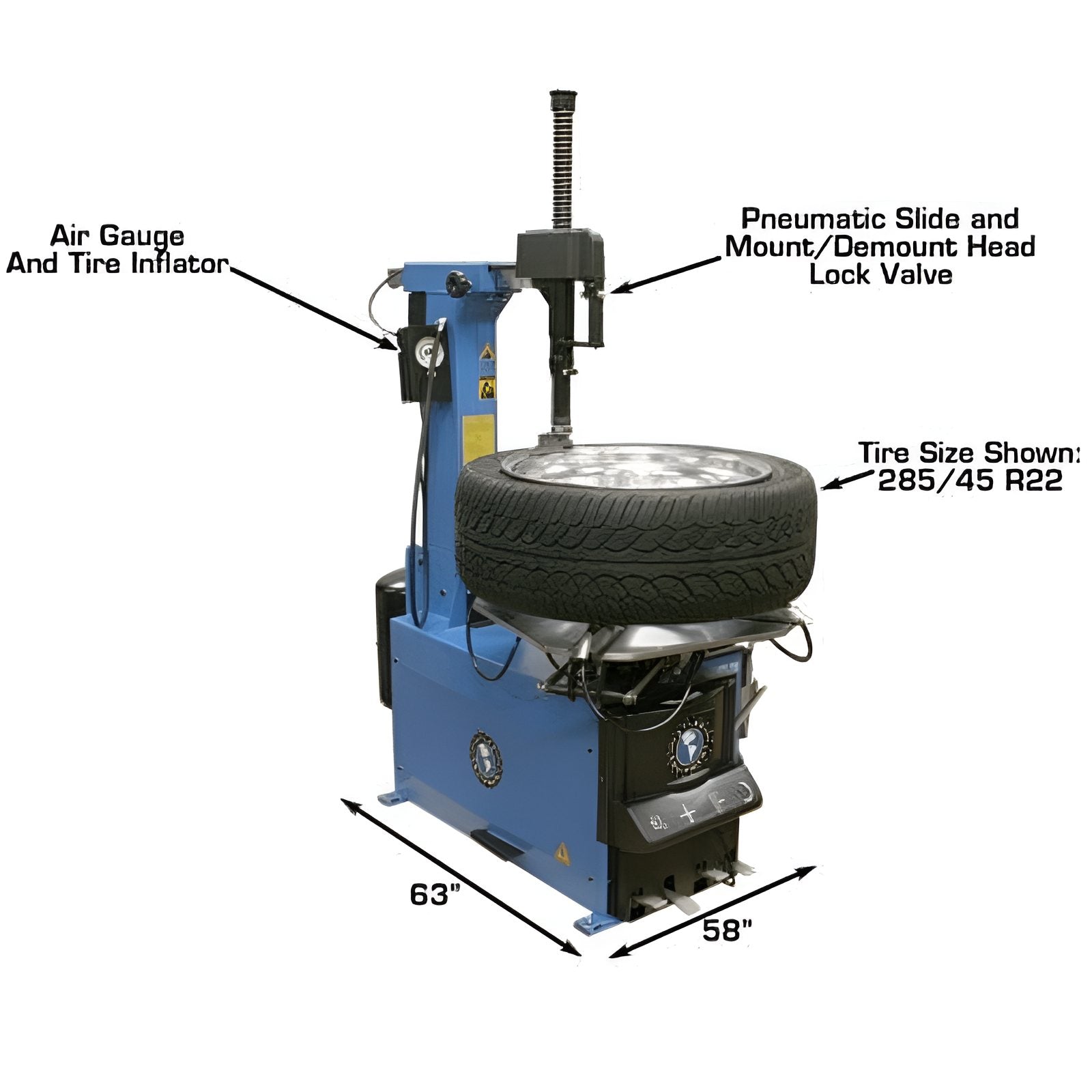 Atlas Tire Changer TC755EZ, w/ WB49-2 PRO Wheel Balancer Combo 4 SKU ATETCWB-COMBO4
