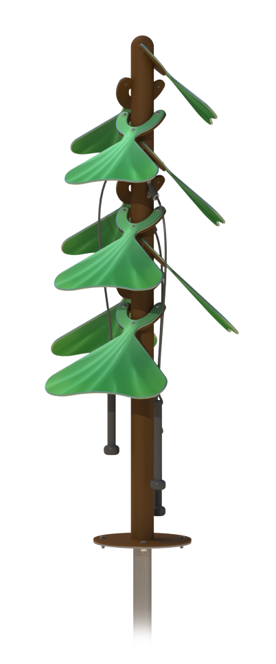 FreeNotes Tenor Tree 12 Notes, Green Musical Element SKU TREE