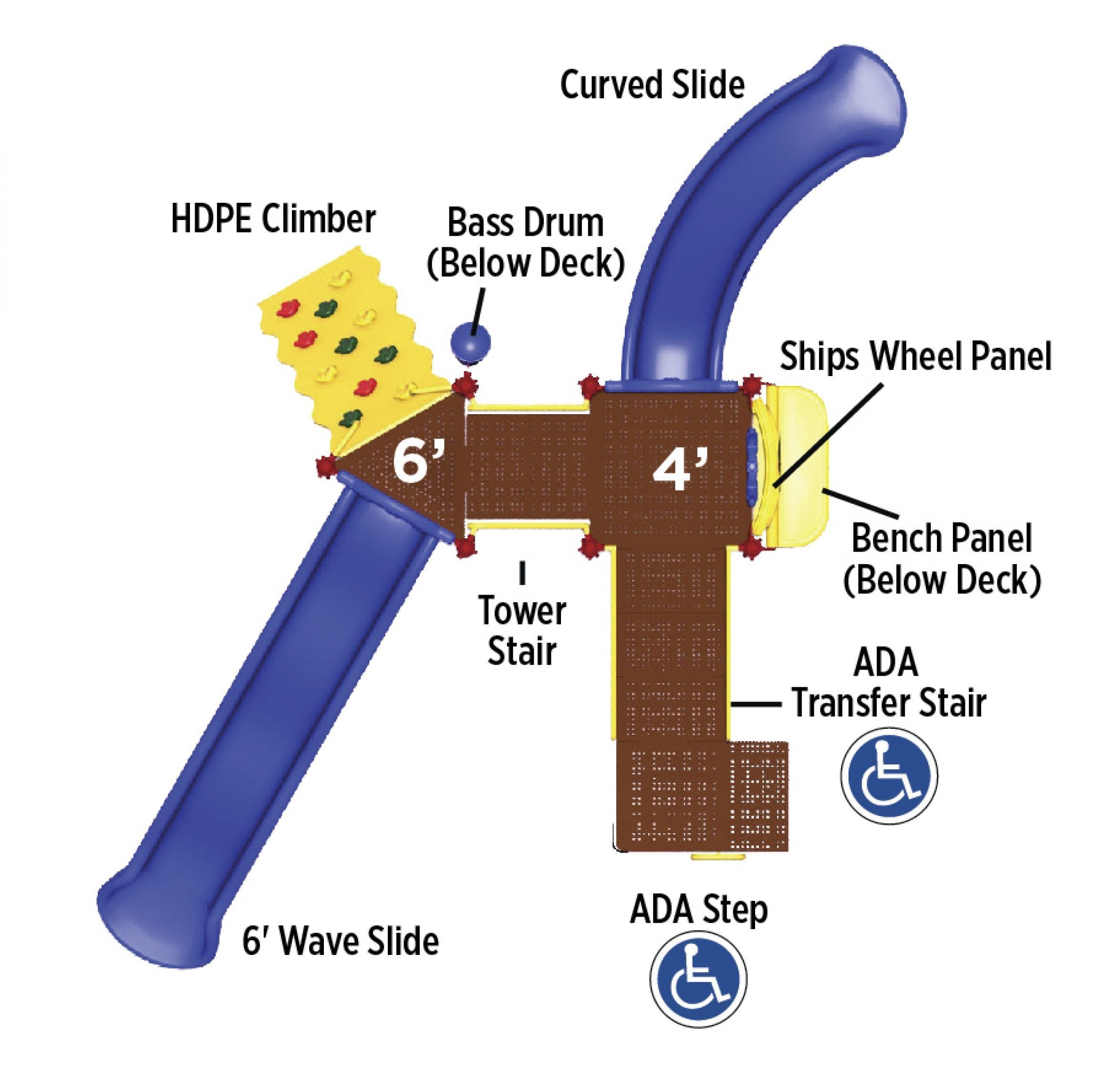 UltraPlay Timber Glen Playground SKU UPLAY-042