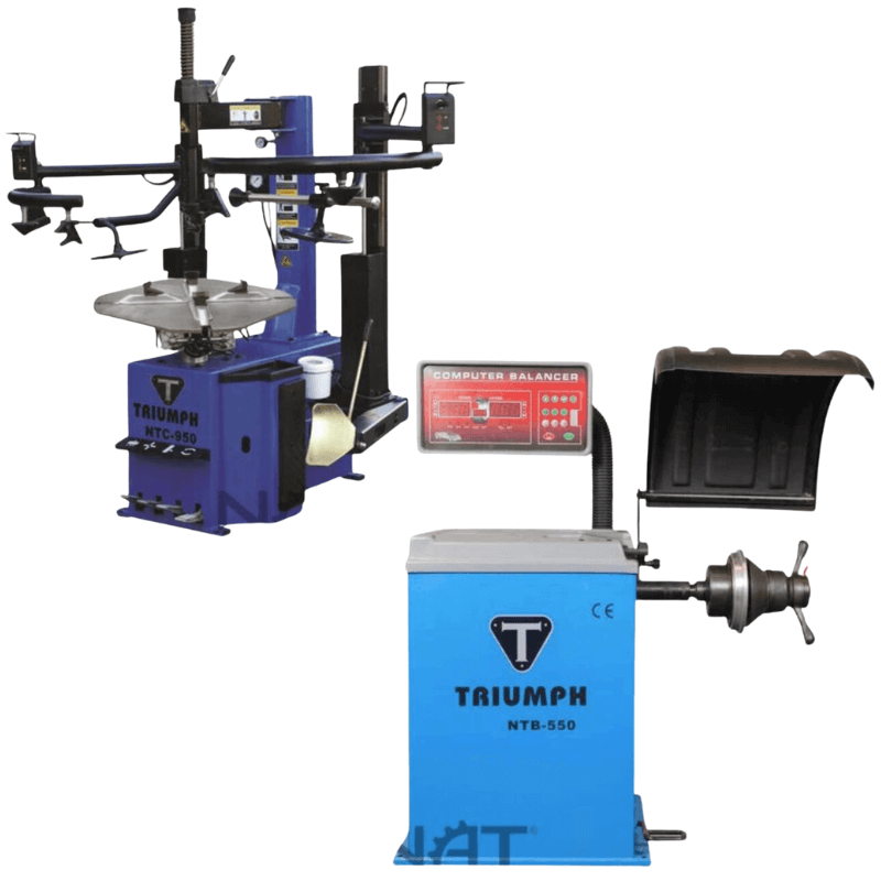Triumph Tire Changer with NTB- 550 Wheel Balancer Combo SKU NTC-950-2/NTB-550