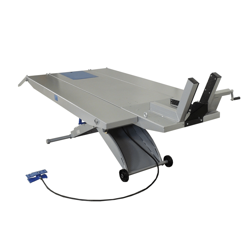 Tuxedo Pneumatic Motorcycle Lift SKU M-1000C