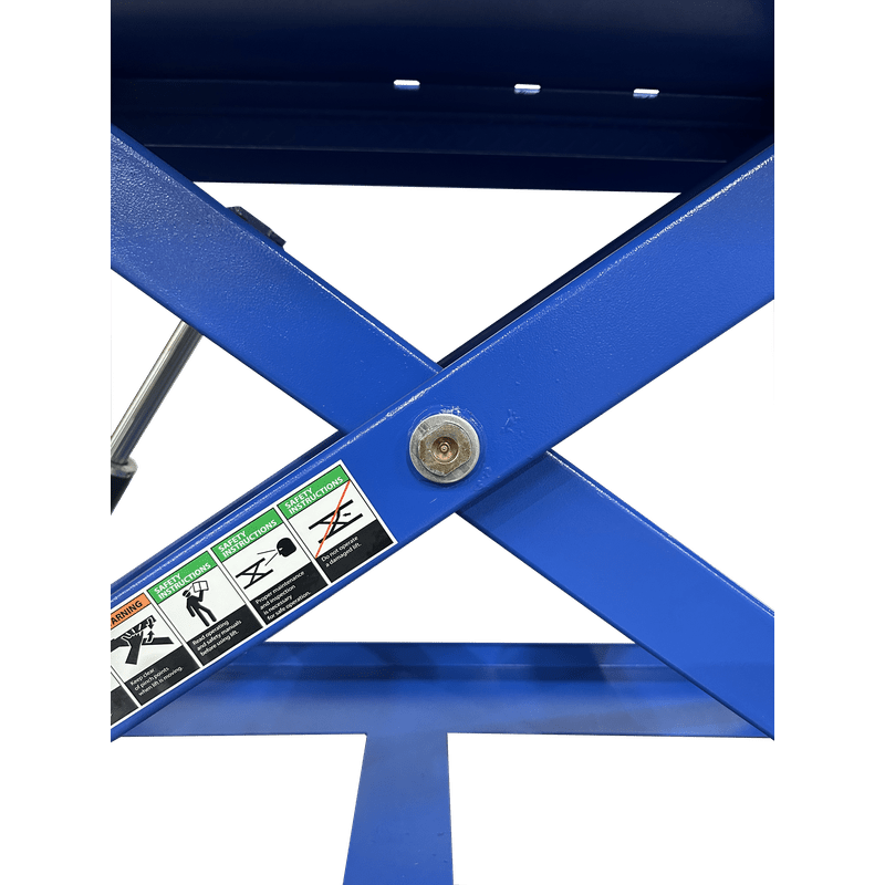 Tuxedo 1,500 lb High Rise Motorcycle Lift Bench w/ Vise, Sides, Balance Bar, Pump SKU M-1500C-HR