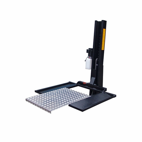 Tuxedo 2,000 lb Single Column Lawnmower Storage Lift, 110V Duro Included SKU SC-2K