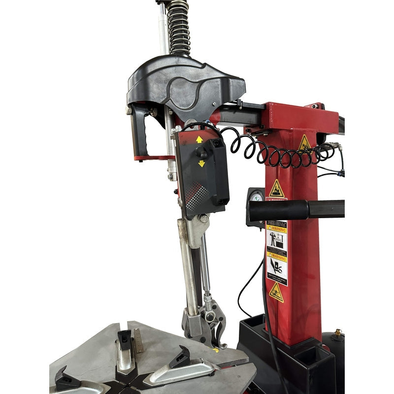 Tuxedo Tire Changer, Tiltback Press Arm w/ Leverless Demount Tool SKU TC-1300