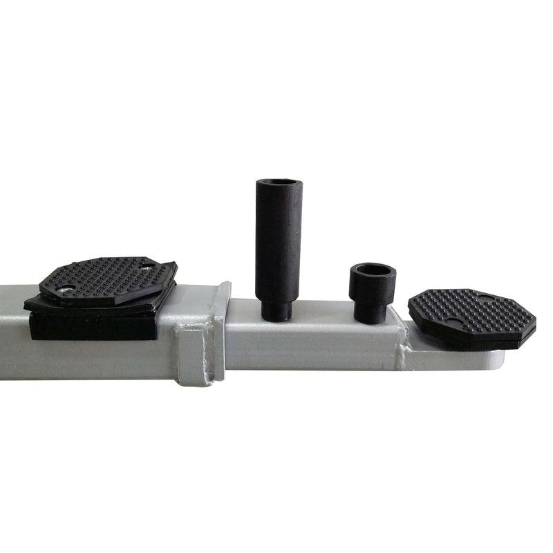 Tuxedo 9,000 lb Two Post Clear Floor, Asymmetric SKU TP9KAC-TUX