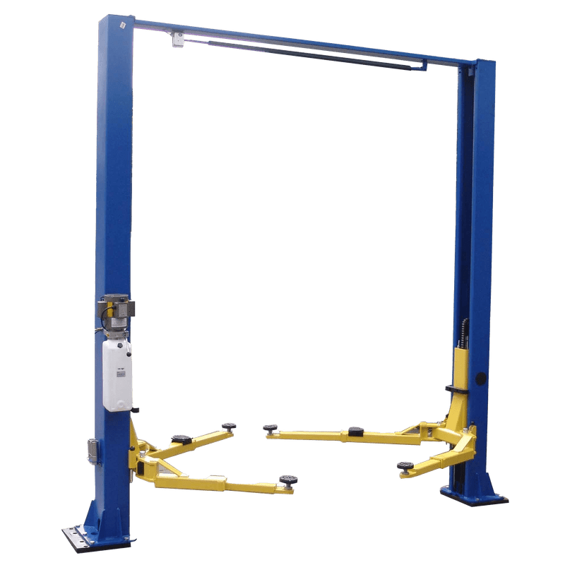 Tuxedo 9,000 lb Two Post Clear Floor, Symmetric SKU TP9KSCX